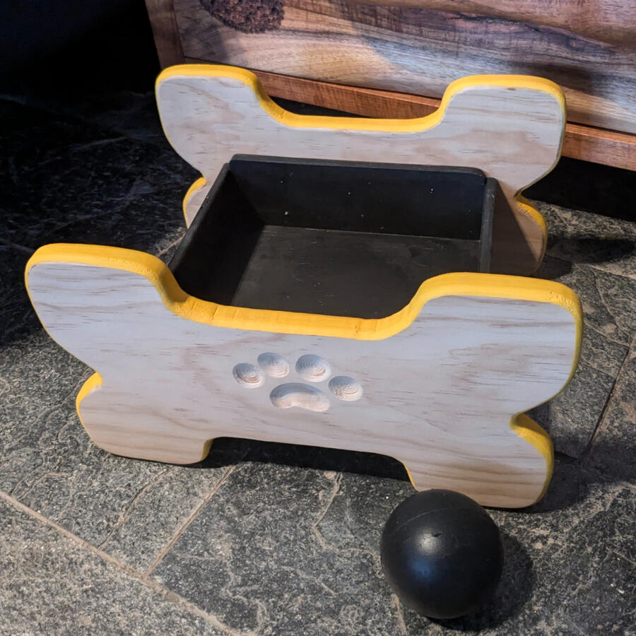Caja para juguetes de mascota